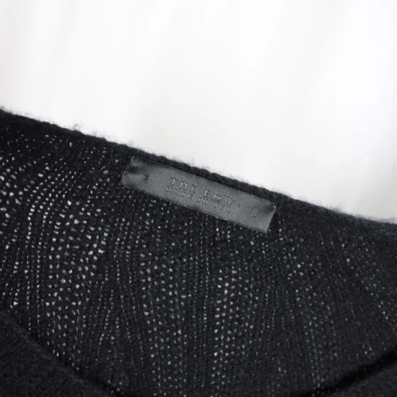 The Row Alpaca Wool Black Pull Over Small - Picture 4 of 4